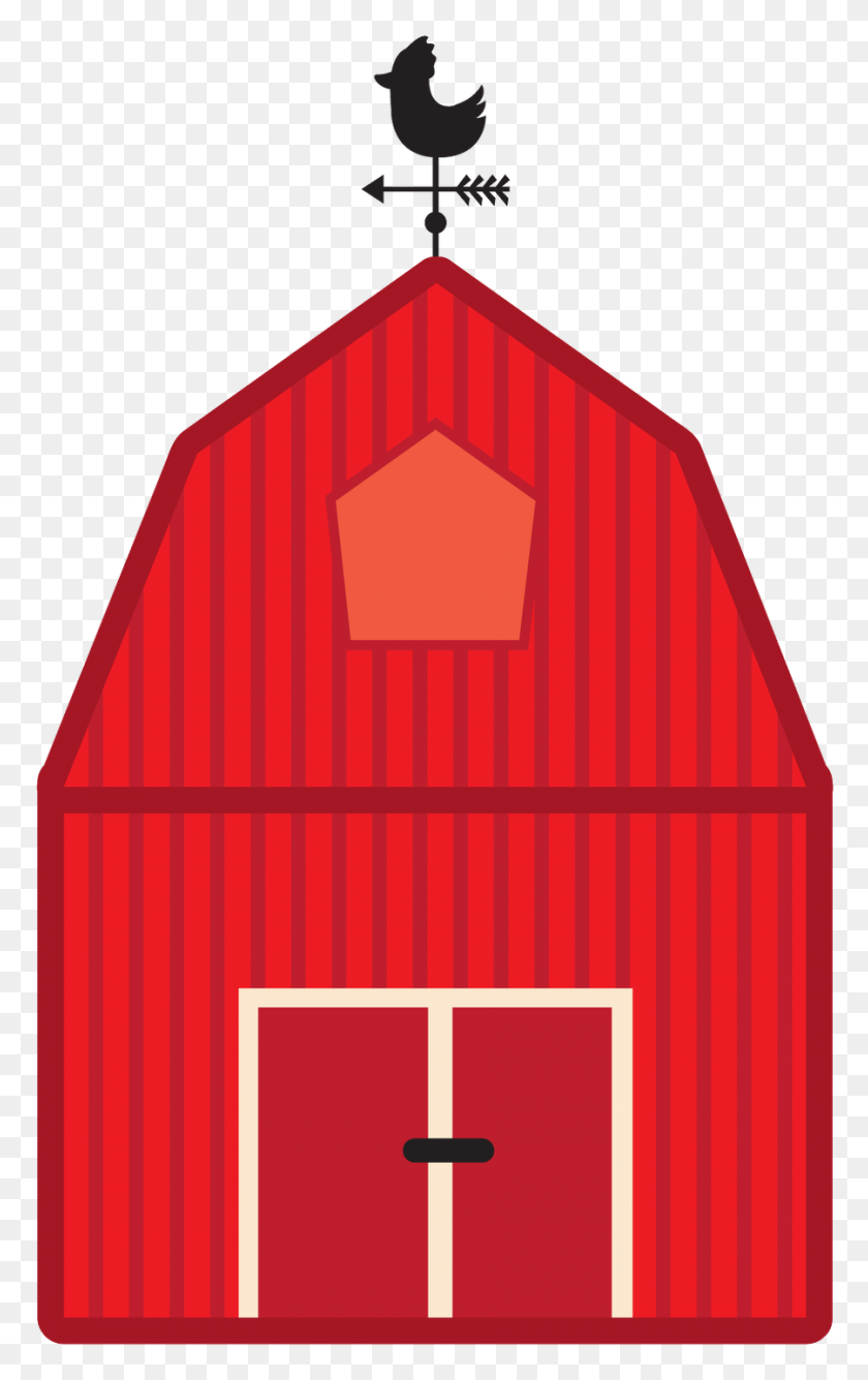 900x1472 Fazenda - Barn Door Clipart