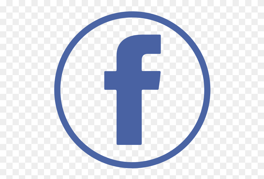 512x512 Иконка Facebook Без Социальных Иконок Кругового Цвета - Иконка Facebook Png