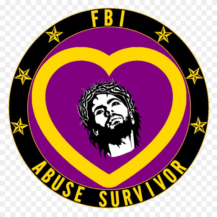 800x800 Fbi Abuse Survivor' The Purple Blood Medal El Pueblo Unido - Purple Heart Medal Clipart