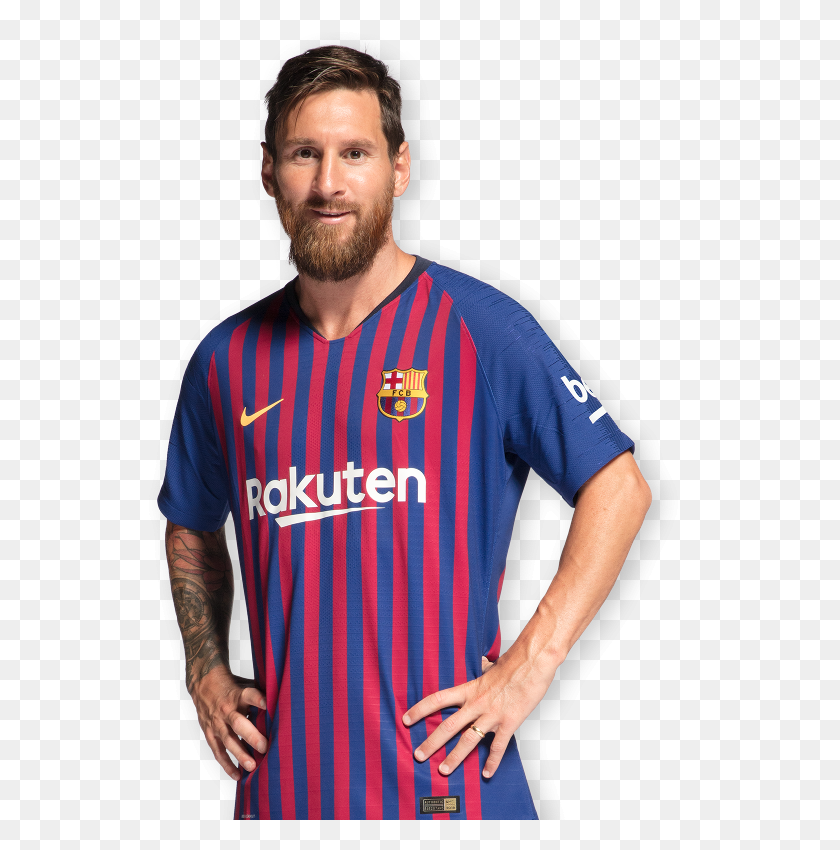 670x790 El Fc Barcelona Messi Delantero - Messi Png
