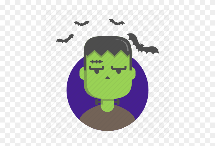 512x512 Miedo, Frankenstein, Halloween, Monster Icon - Halloween Zombie Clipart