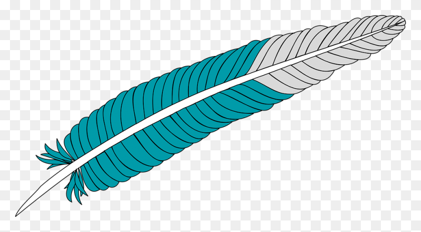 960x497 Feather Clipart Vector - Feathered Arrow Clip Art