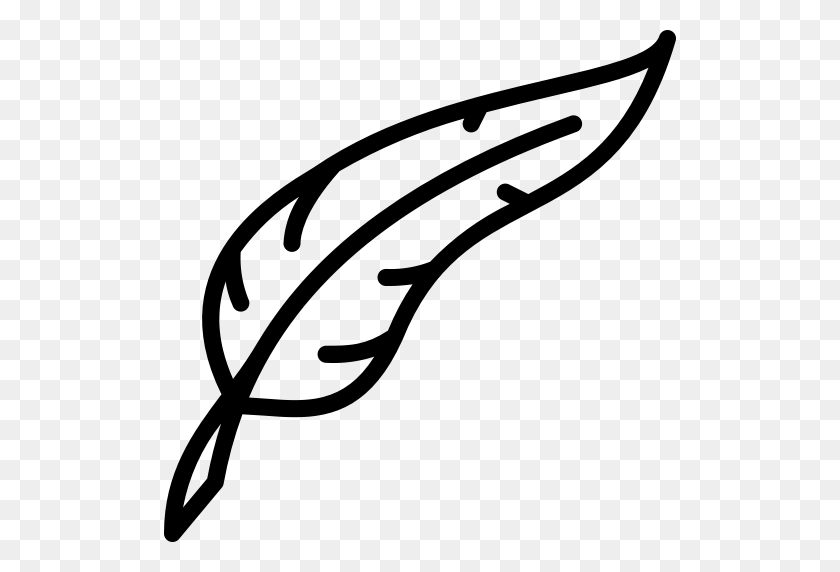 512x512 Feather, Harry, Outline, Potter, Quill Icon - Quill PNG