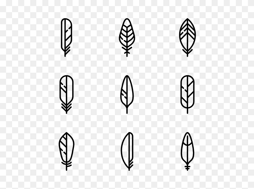 600x564 Feather Icons - Feathered Arrow Clip Art