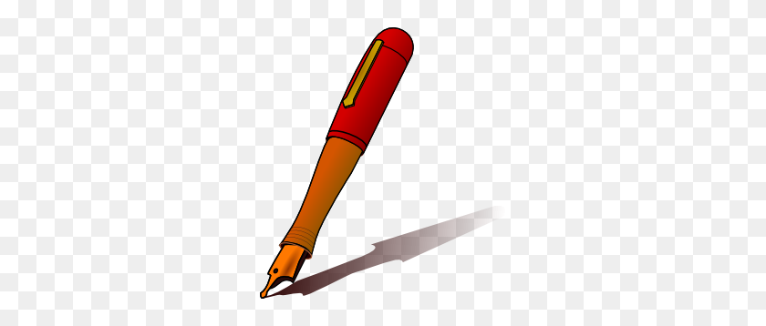 270x298 Feather Pen Clipart - Quill Pen PNG