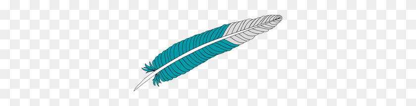 300x155 Feather Png Clip Arts For Web - Peacock Feather PNG
