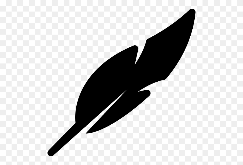 512x512 Feather Png Icon - Arrow With Feather Clipart