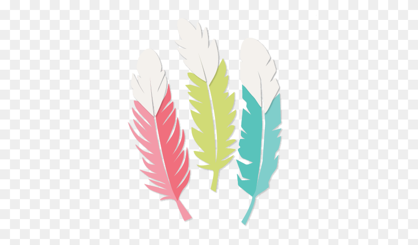 432x432 Feather Set Scrapbook Cute Clipart - Feather PNG