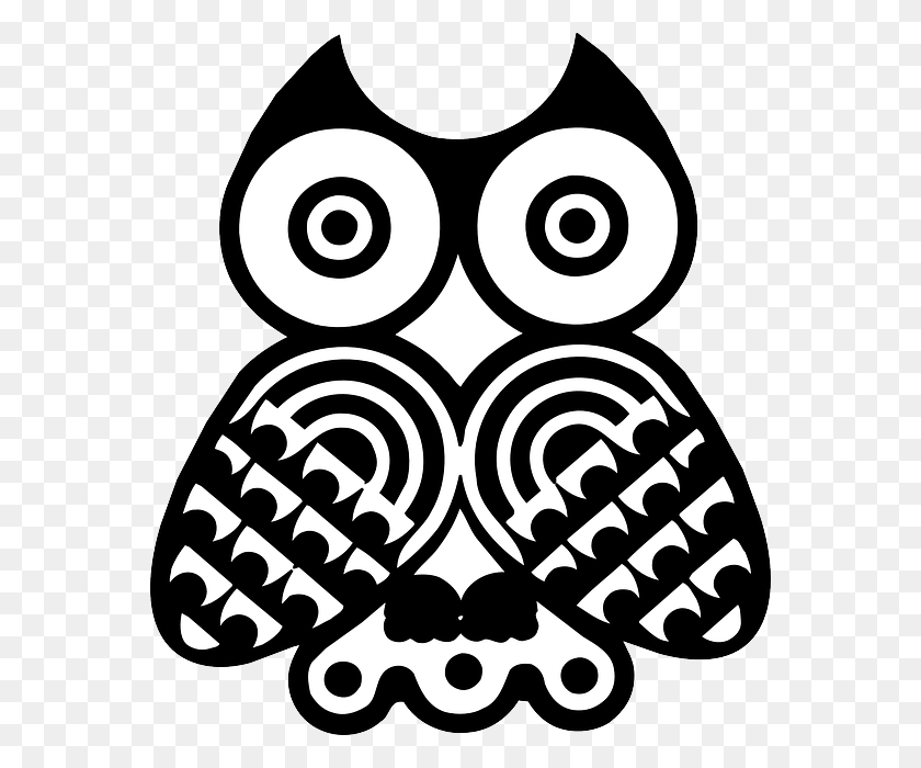 566x640 Feathers Eye, Design, Bird, Owl, Style, Wings, Art - Native American Symbols Clipart