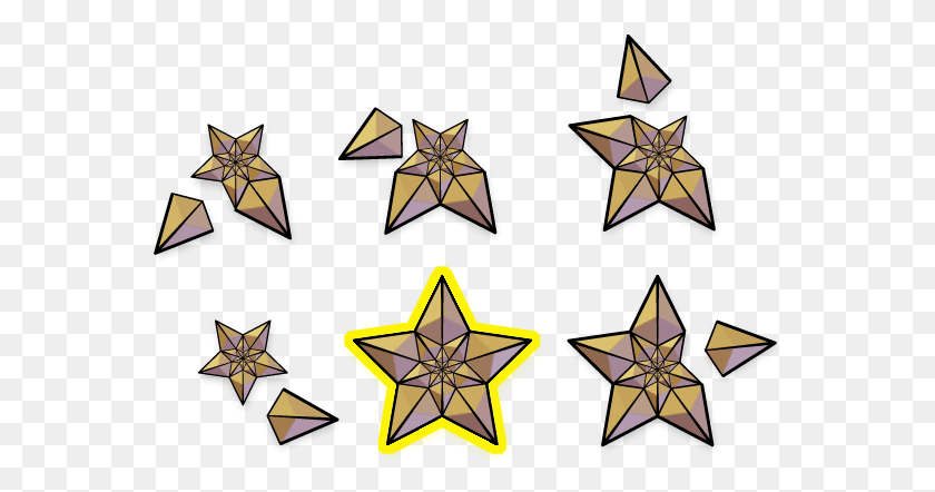 571x382 Featured Stars - Blue Stars PNG