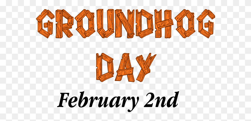 600x345 February Groundhog Clipart, Explore Pictures - February Calendar Clipart