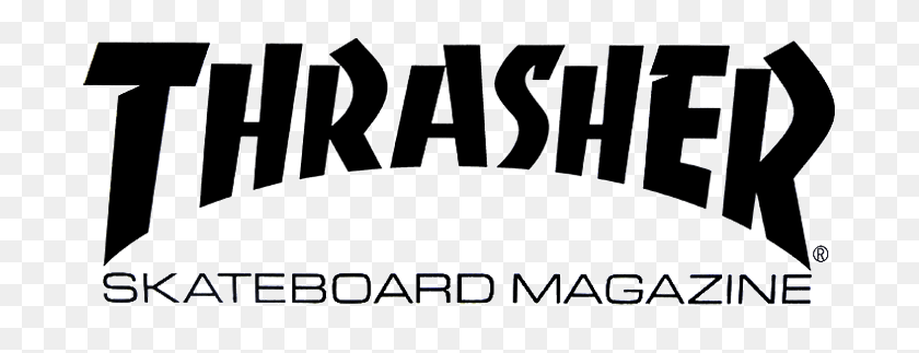 700x263 February Looking For Spots - Thrasher Logo PNG