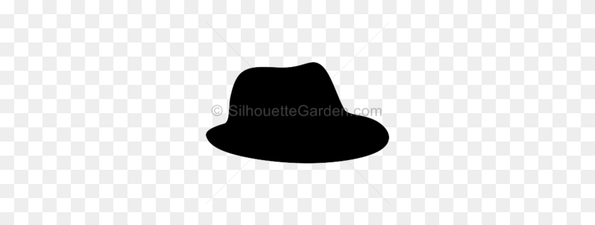 260x258 Fedora Hat Graphics Clipart - Cowgirl Hat Clipart