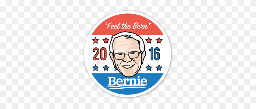 300x299 Feel The Bern Badge Feel The Bern Know Your Meme - Bernie Sanders Clipart