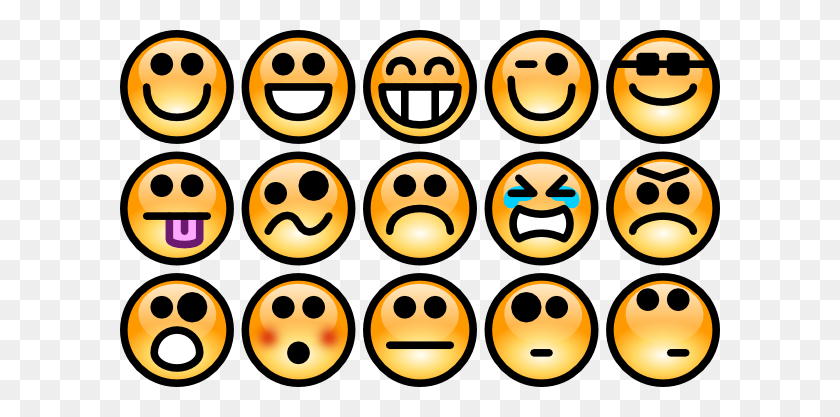 600x357 Feelings Clip Art - Emoji Clipart