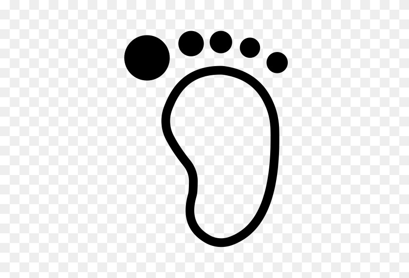 512x512 Feet, Foot St Human Icon With Png And Vector Format For Free - Foot Steps PNG