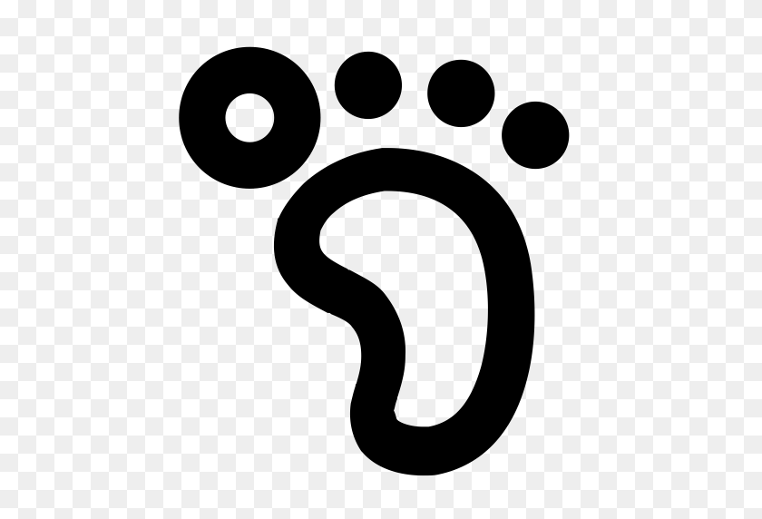 512x512 Feet, Footmarks, Footprints Icon With Png And Vector Format - Footprints PNG