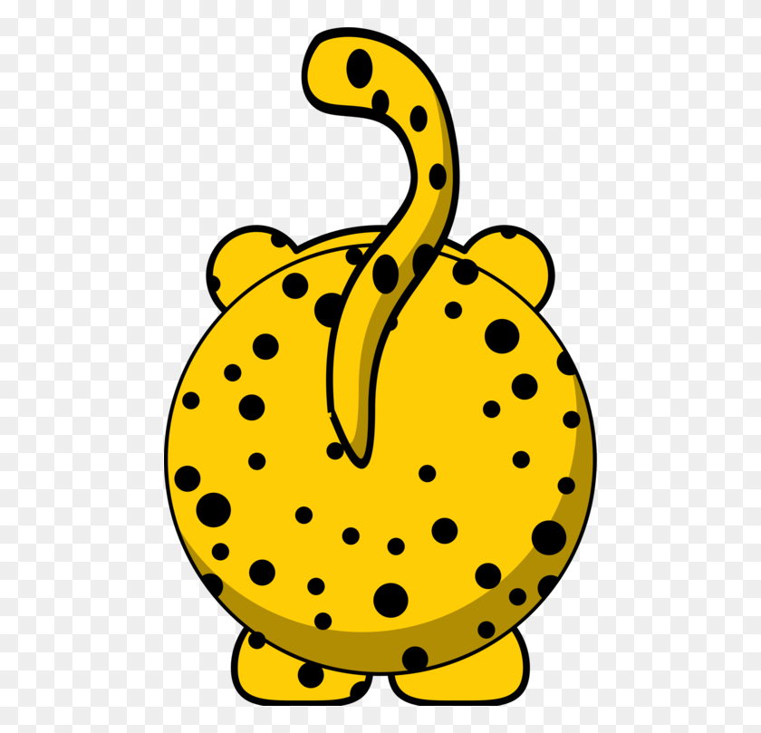 478x749 Кошачьи Гепард Индийский Леопард Мультяшный Рисунок - Саванна Клипарт