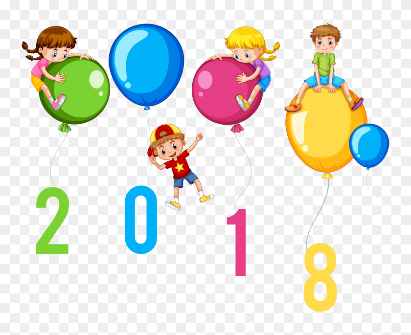 3487x2798 Feliz Nuevo Mimabebe Es - Feliz Ano Nuevo 2018 Png