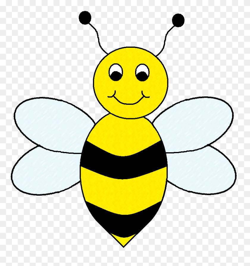 804x857 Female Bee Cliparts - Bee Movie PNG