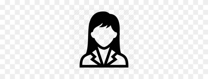 260x260 Female Boss Clipart - Strict Clipart