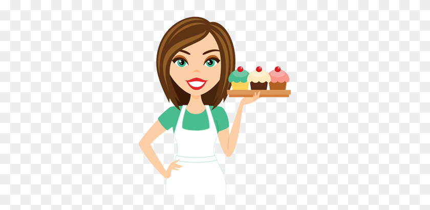 300x350 Female Cook Clipart Free Clipart - Girl Chef Clipart