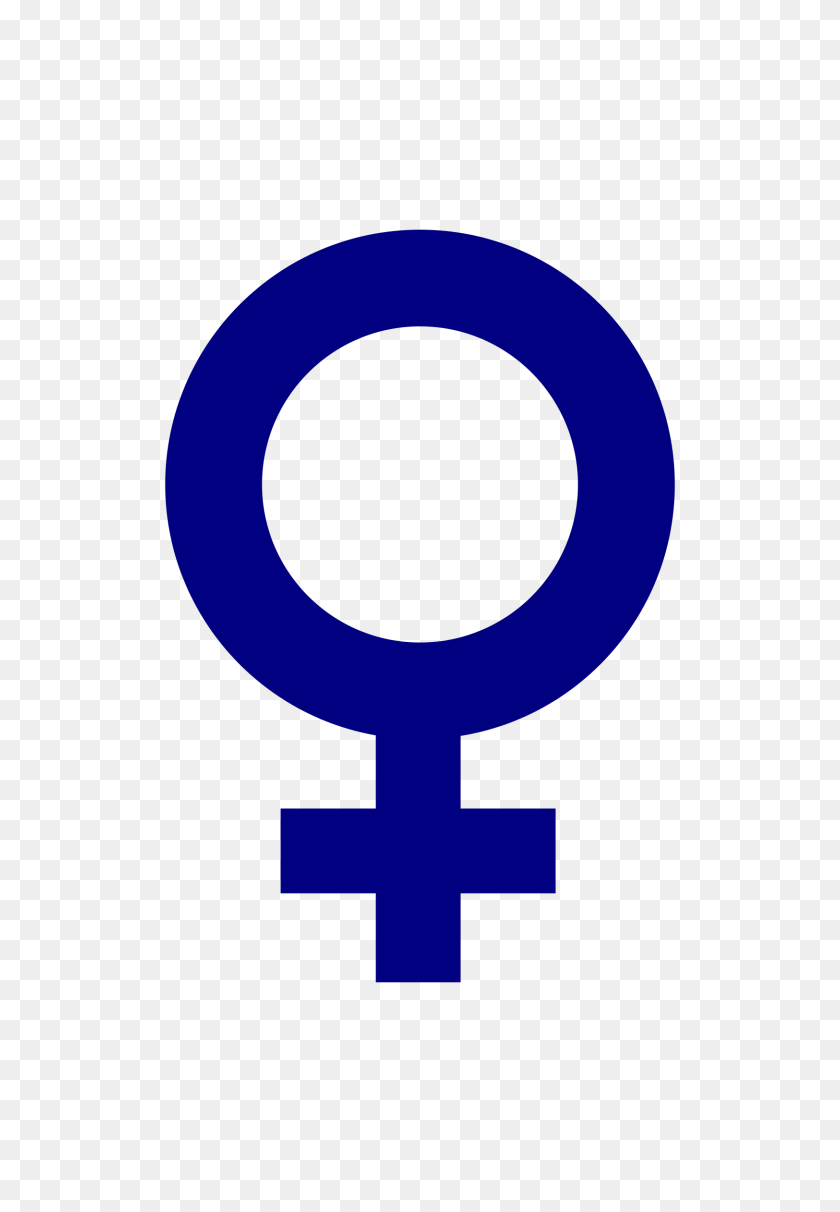 1625x2400 Símbolo De Género Femenino Png - Género Png