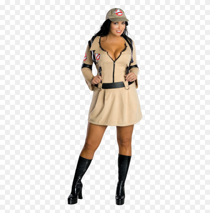 500x793 Female Ghostbusters Costume Simply Fancy Dress - Ghostbusters PNG