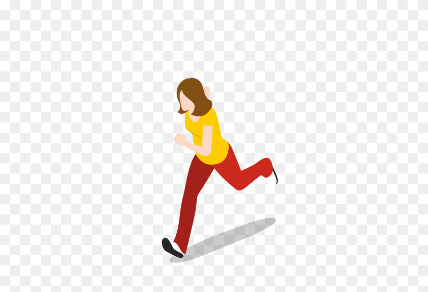 341x512 Female, Girl, People, Running, User, Woman Icon - People Running PNG
