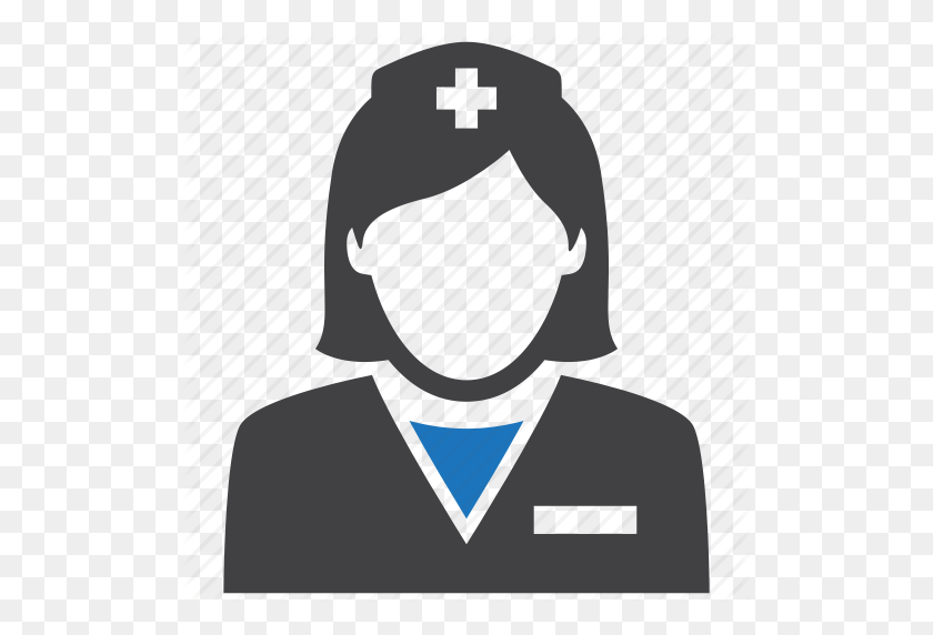 512x512 Женщина, Здравоохранение, Помощь, Медицина, Медицинская Помощь, Значок Медсестры - Значок Медсестры Png