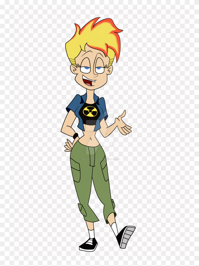 752x1063 Female Johnny Test Colour - Johnny Test PNG