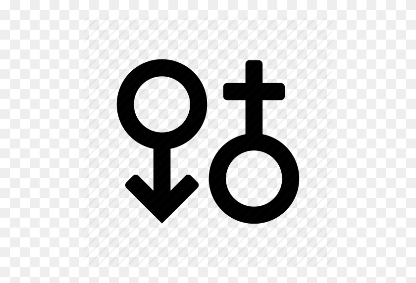 512x512 Mujer, Hombre, Hombre, Signo, Mujer Icono - Signo Femenino Png