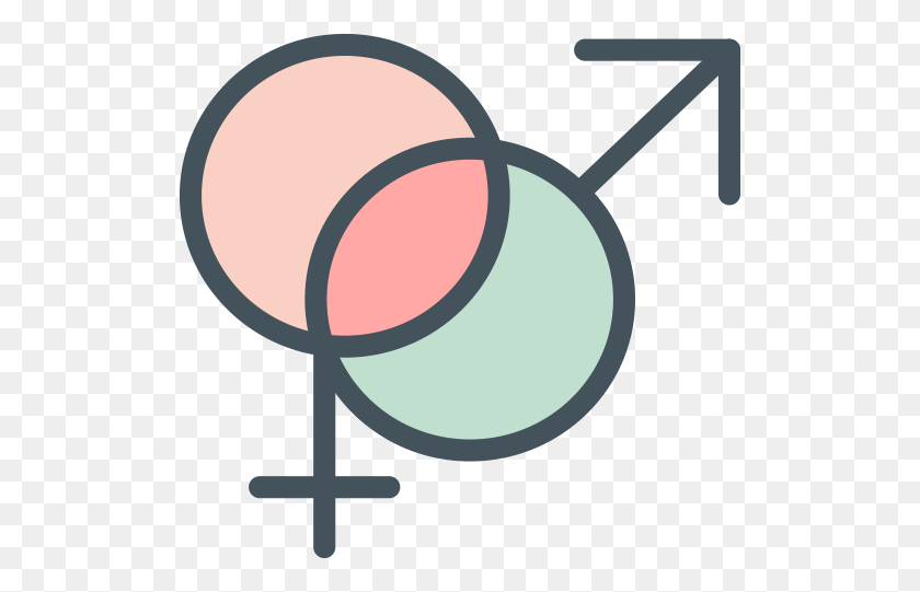 512x481 Icono De Signo Femenino, Masculino - Signo Femenino Png