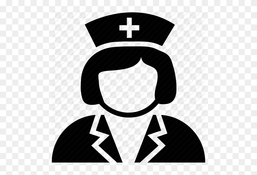 512x512 Медсестра, Леди Медсестра, Медицинский Ассистент, Медицинская Медсестра, Значок Медсестры - Значок Медсестры Png