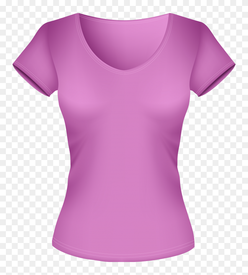 4491x5000 Camisa De Mujer Rosa Png Clipart - Camisa Png