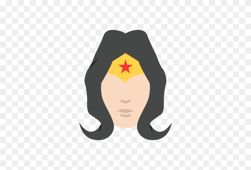 512x512 Женщина-Супергерой, Лига Справедливости, Супергерой, Значок Чудо-Женщины - Чудо-Женщина Png