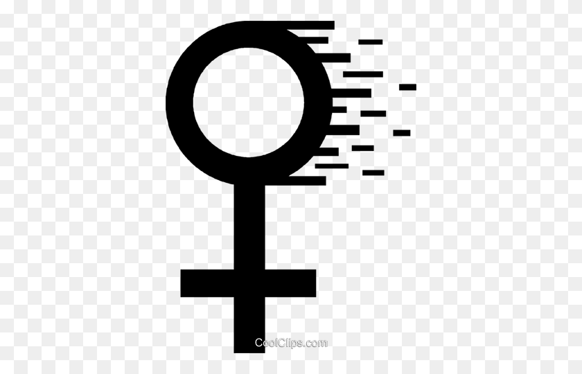 362x480 Female Symbol Royalty Free Vector Clip Art Illustration - Female Symbol Clipart