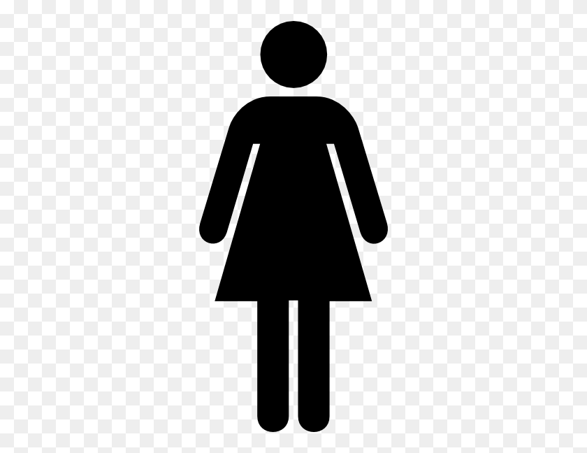 Female Toilet Sign Clip Art - Female Sign Clipart