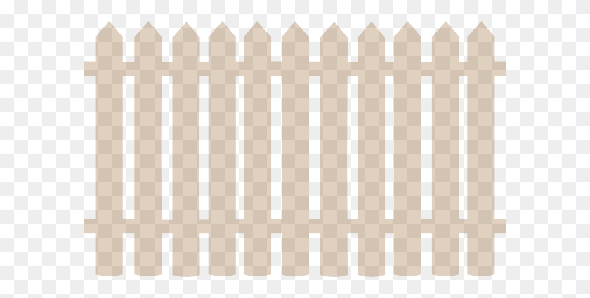 600x365 Fence Clip Art - Wooden Fence Clipart