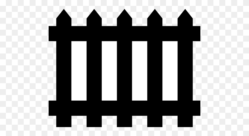 512x398 Fence Clipart - White Picket Fence PNG