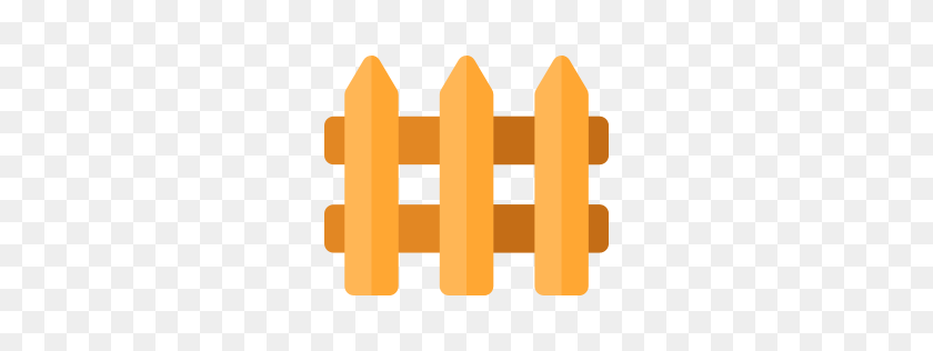 256x256 Fence Icon Myiconfinder - Wooden Fence PNG