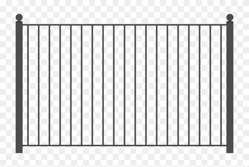 4017x2599 Fence Png - White Fence PNG