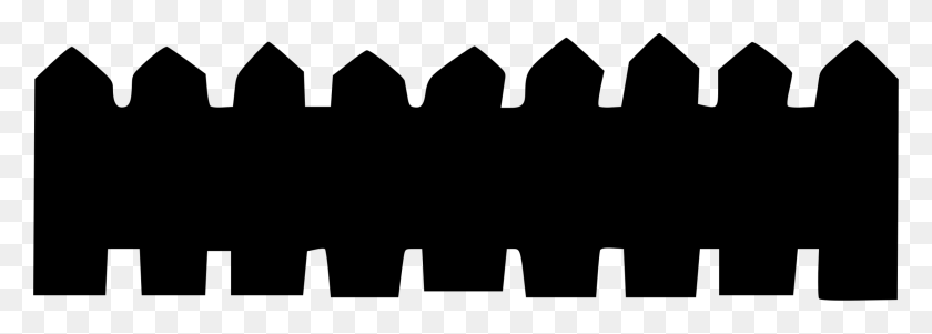 2427x750 Забор Двор Мультфильм Логотип Бренда - Пикетный Забор Клипарт