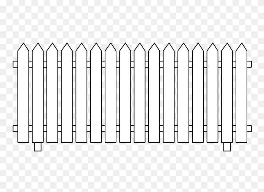 2400x1697 Fencing Cliparts - Fence Clipart Black And White