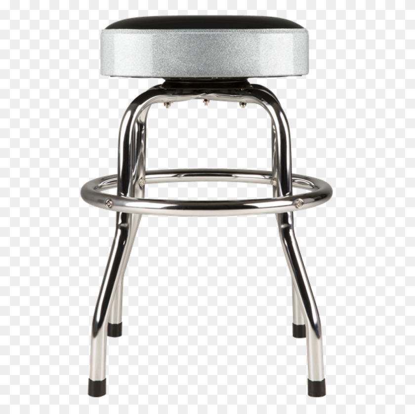 1000x1000 Fender Black And Silver Sparkle Inch Barstool Wpadded Seat - Silver Sparkles PNG