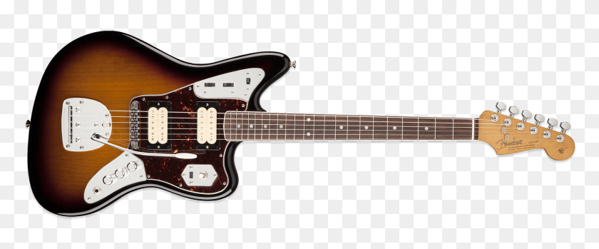 1851x688 Fender Kurt Cobain Jaguar Guitar Planet - Kurt Cobain PNG