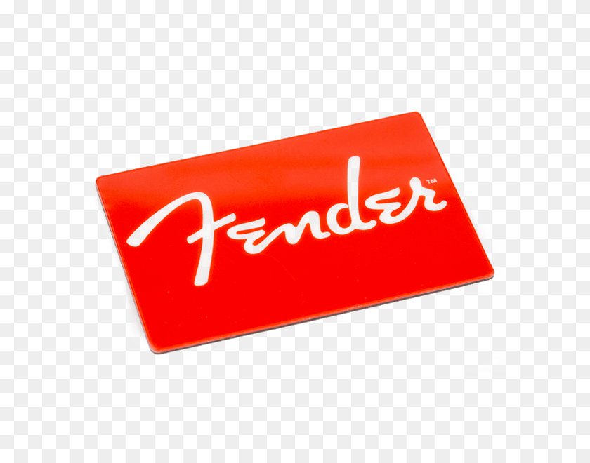 600x600 Fender Red Logo Magnet Evesham Music - Fender Logo PNG