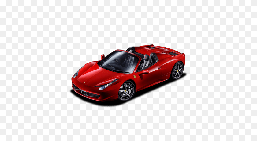 400x400 Ferrari Top Transparent Png - Car Side PNG