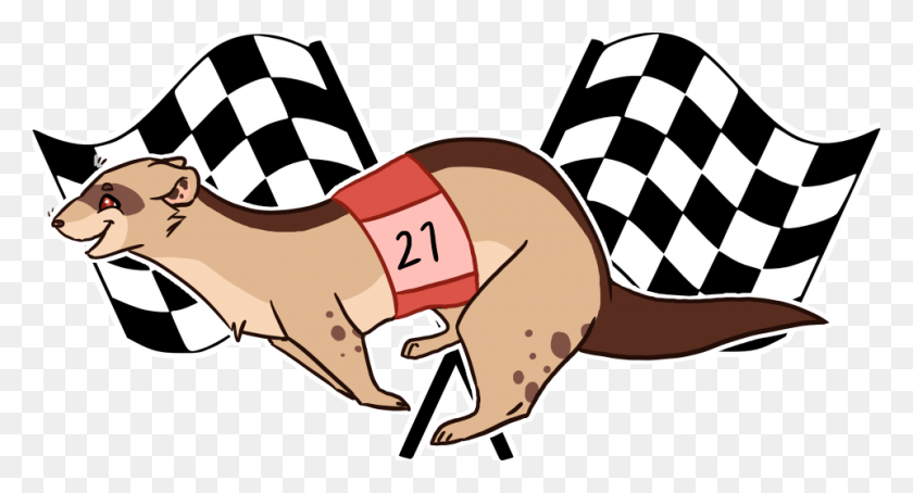 960x485 Ferret Racing - Rush Clipart