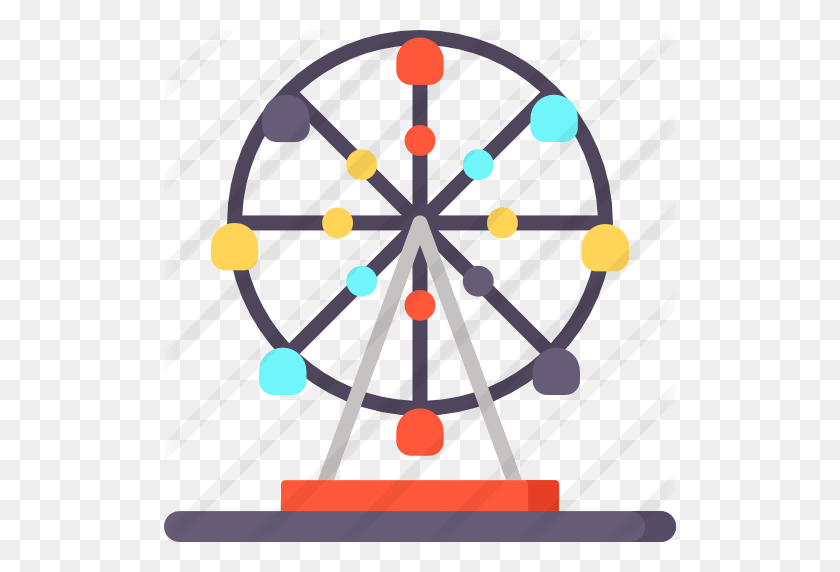 512x512 Ferris Wheel - Ferris Wheel Clipart